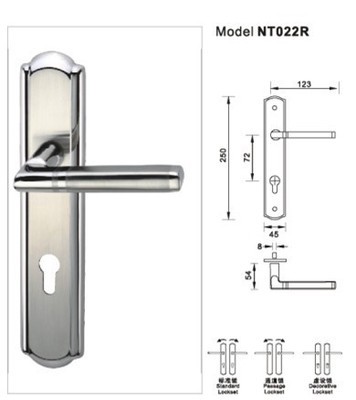 【NT022R不銹鋼連體鎖,配72x55鎖體 70mm鎖芯】?jī)r(jià)格,廠家,圖片,其他鎖具,中山市賽戈五金電器-